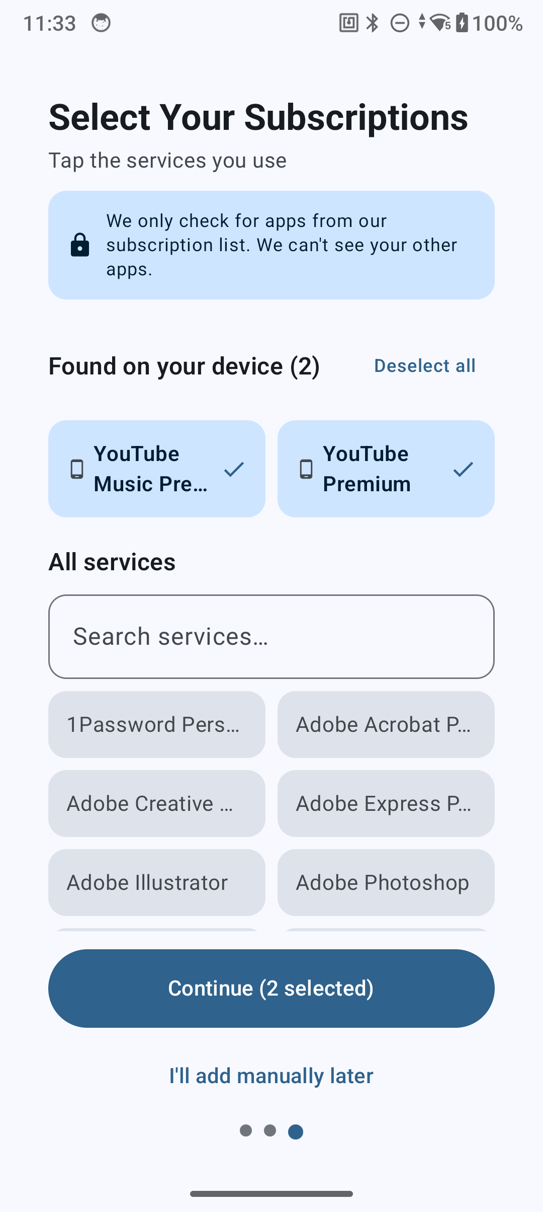 Smart onboarding app scan